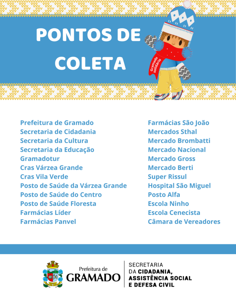 Gramado dá início à Campanha do Agasalho 2025