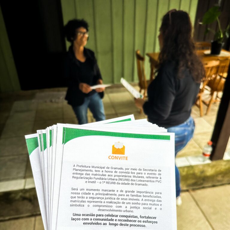 Prefeitura de Gramado finaliza processo de regularização dos loteamentos Imetil e PVC