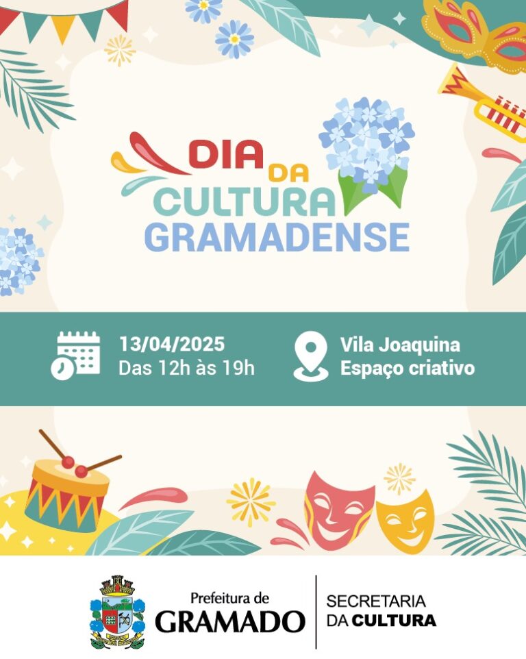 Dia da Cultura Gramadense leva arte e tradição para a Vila Joaquina neste domingo