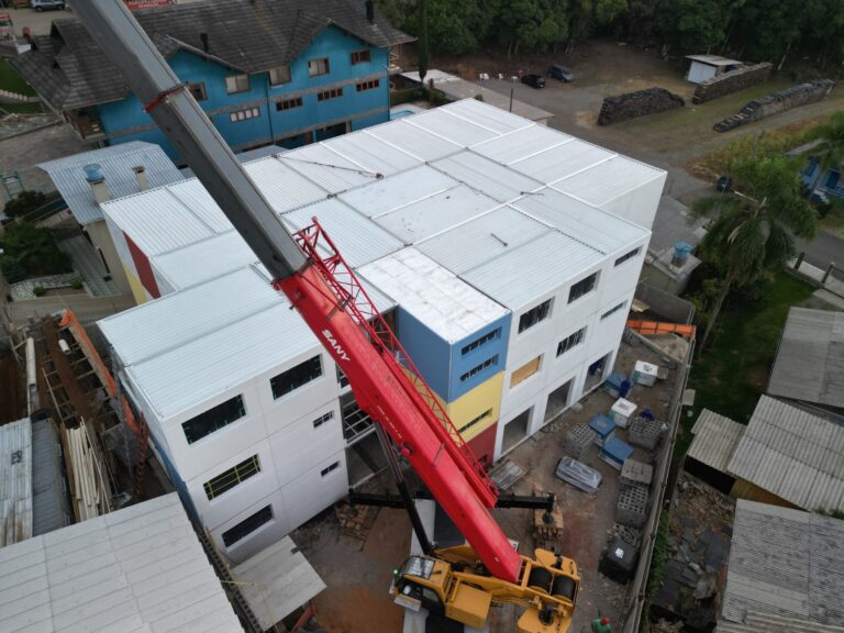 Concluída a instalação dos módulos da EMEI Raio de Sol