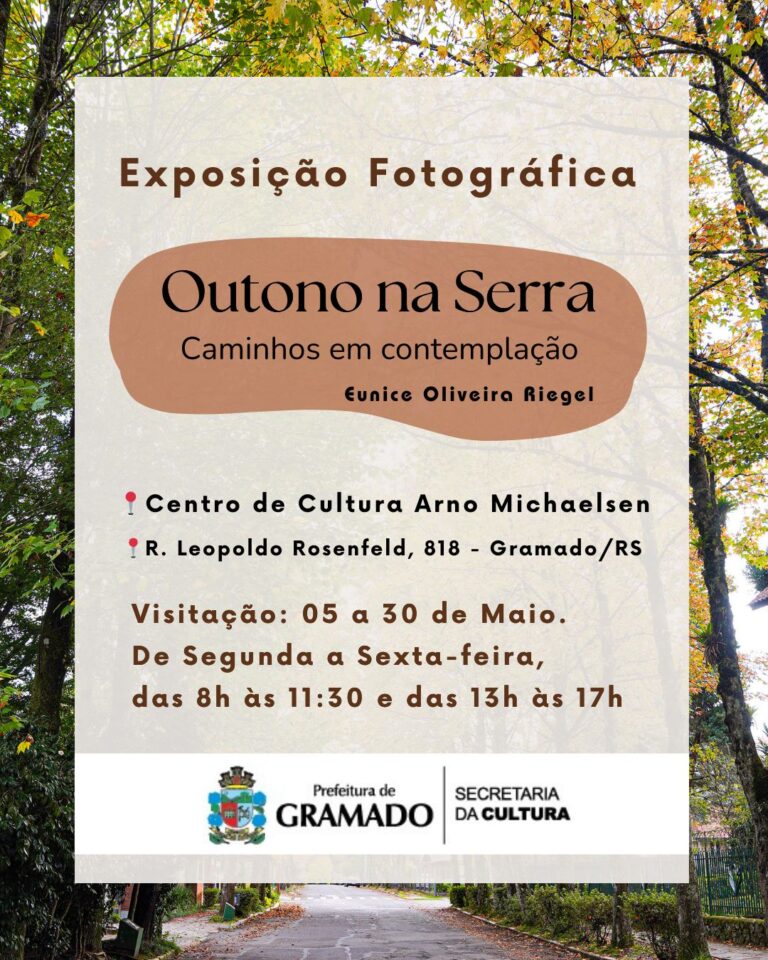 Centro de Cultura recebe mostra fotográfica de Eunice Oliveira Riegel