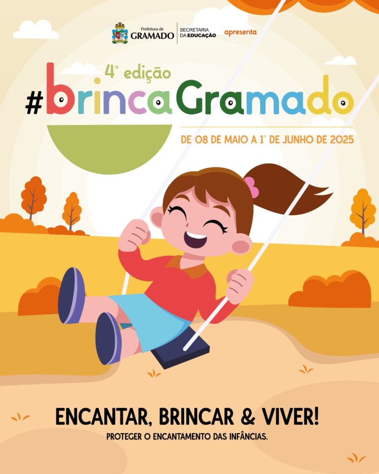 “Encantar, Brincar e Viver” é o slogan da 4ª edição do Brinca Gramado