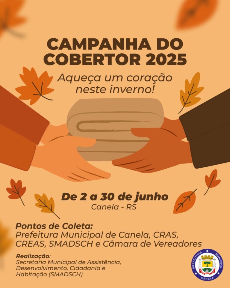Canela promove Campanha do Cobertor