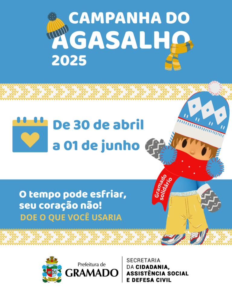 Campanha do Agasalho segue até 1º de junho
