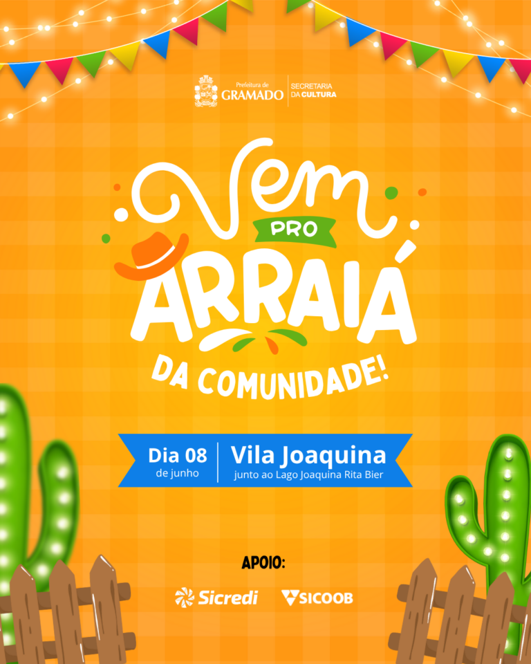 Secretaria da Cultura realiza Festa Junina no dia 8 de junho