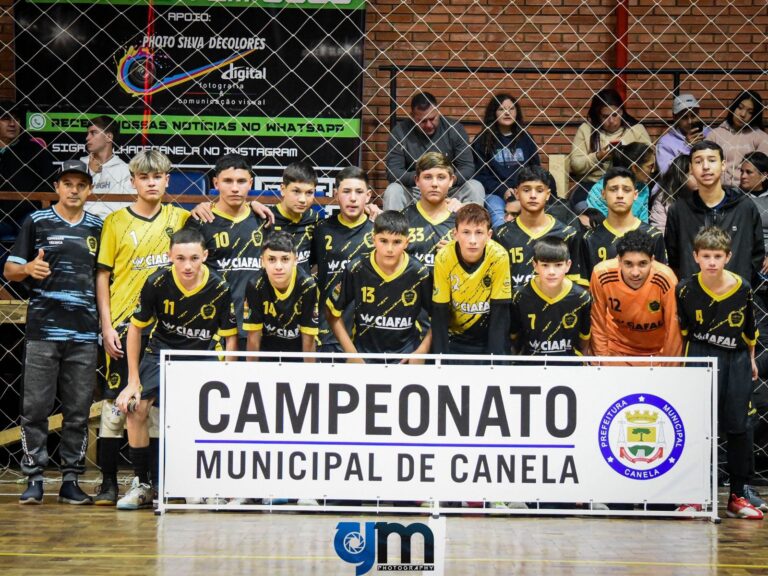 Seis equipes participam do Campeonato de Futsal Sub-15