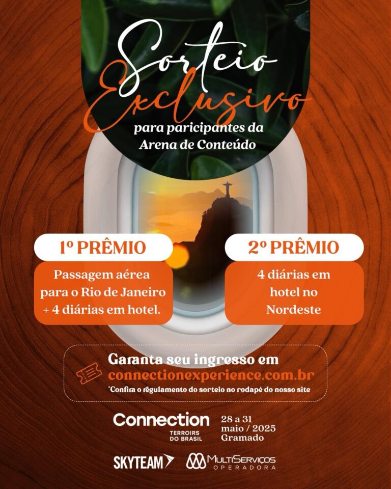 Inscreva-se para o Connection e concorra a uma viagem para o RJ