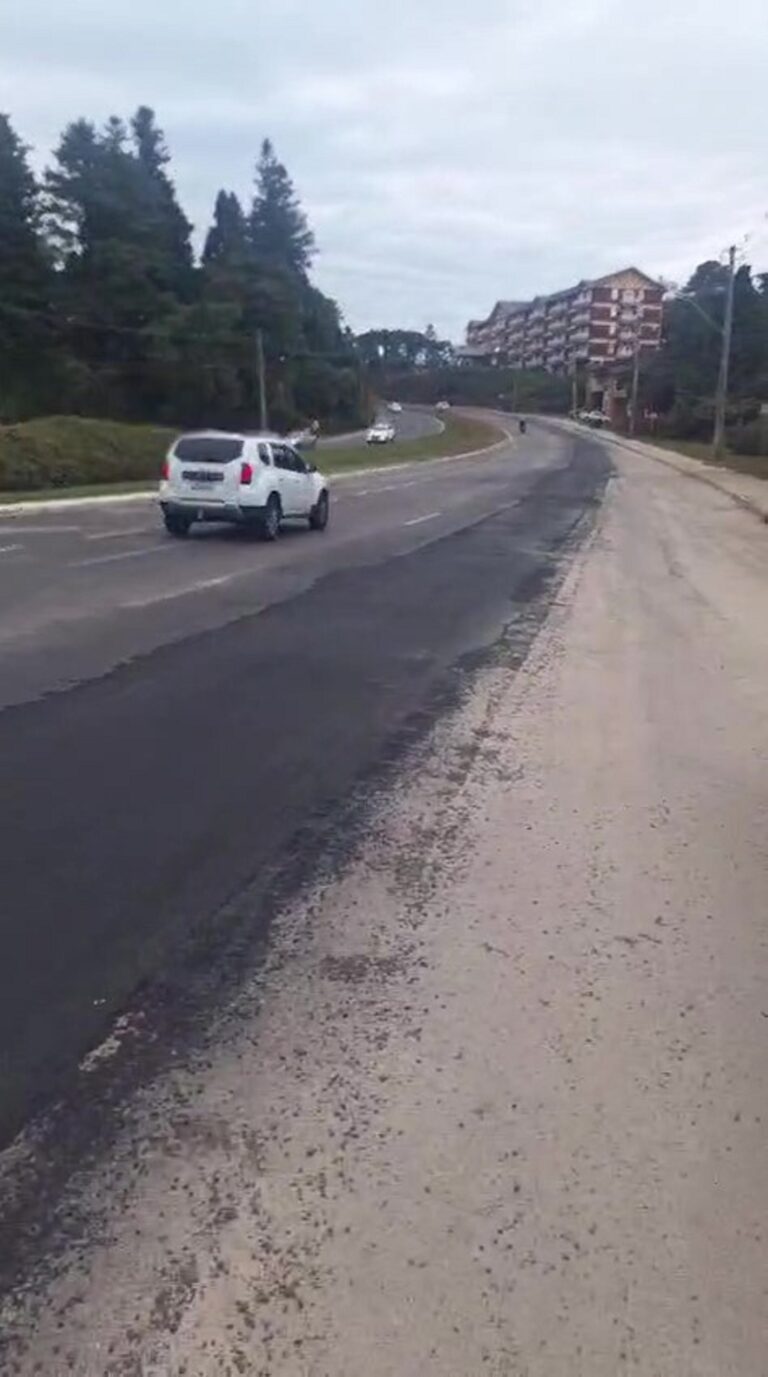 EGR notifica Corsan para que recapeamento asfáltico seja refeito na ERS-235