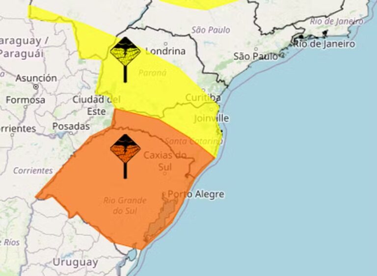 Em meio a enchentes, Sul do país vai enfrentar ciclone com ventos de 70 km/h