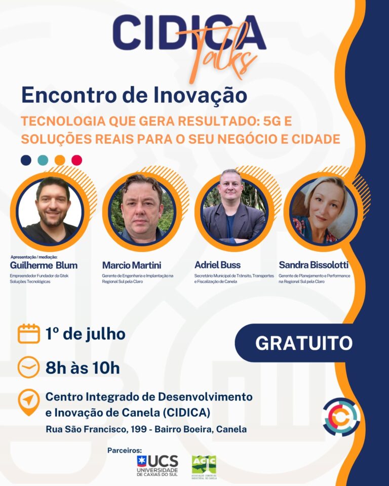 Próximo Cidica Talks analisa o benefício da tecnologia 5G para os negócios