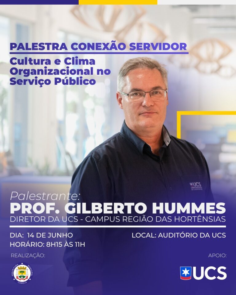 Canela promove palestra sobre cultura e clima organizacional