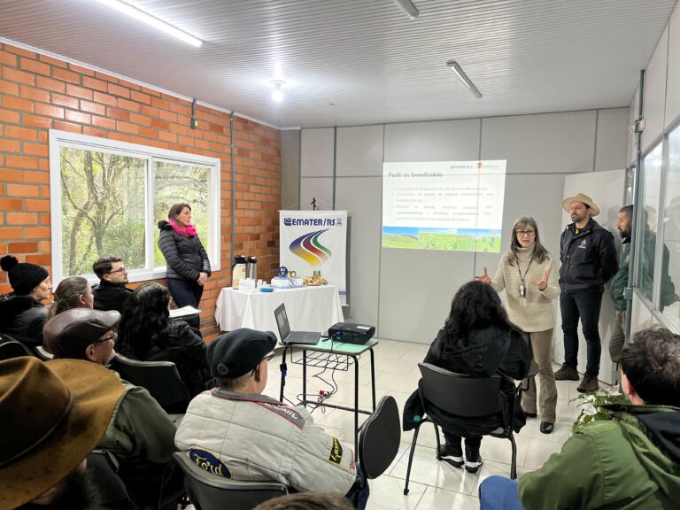 Secretaria de Agricultura e Emater apresentam plano de recuperação e resiliência