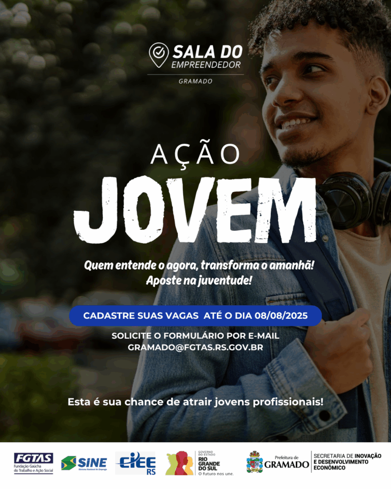 Ação Jovem 2025 busca oportunidades para jovens talentos em Gramado