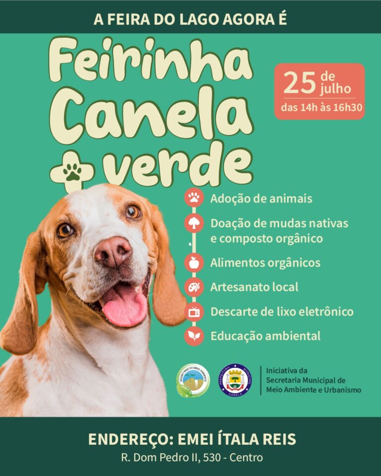 Feira Canela + Verde terá edição especial na Escola Infantil Ítala Reis