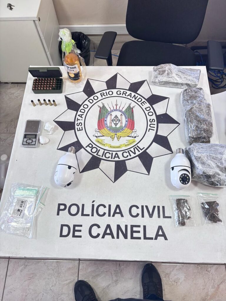 Apreendido artefatos utilizados em incêndios; drogas também foram encontradas