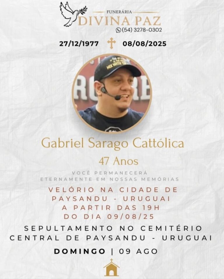 Dono de restaurante em Canela morre aos 47 anos após mal súbito