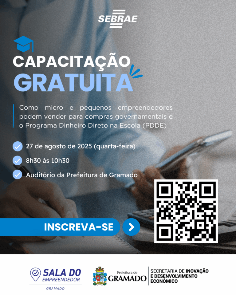 Gramado realiza capacitação sobre compras públicas no setor educacional