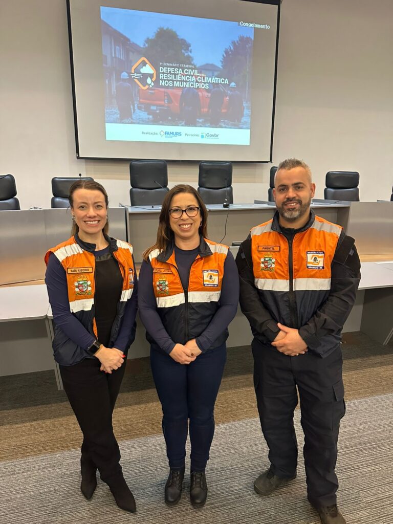 Defesa Civil de Gramado participa de capacitação sobre prevenção a desastres