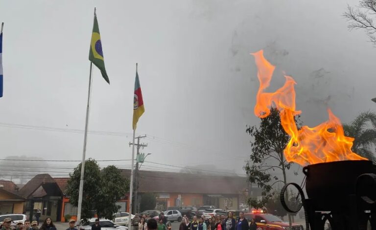 Canela recebe Fogo Simbólico da Pátria na próxima segunda