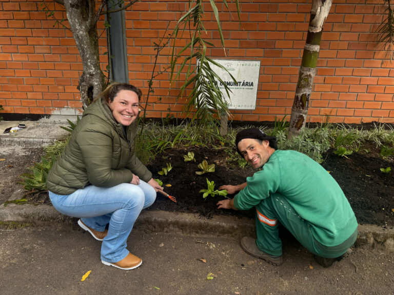Câmara e Agricultura revitalizam horta comunitária em Gramado