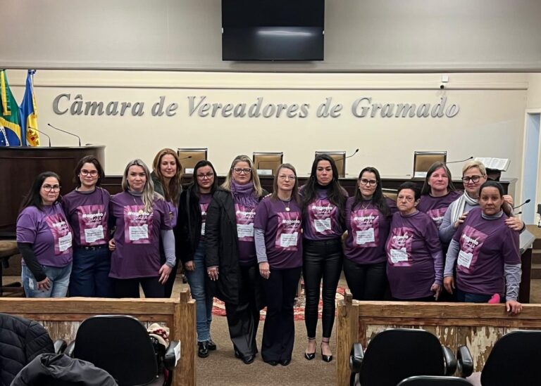 Agosto Lilás mobiliza Gramado no combate à violência contra a mulher