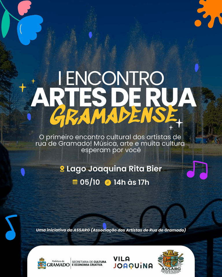 1º Encontro de Artes de Rua Gramadense celebra a cultura local