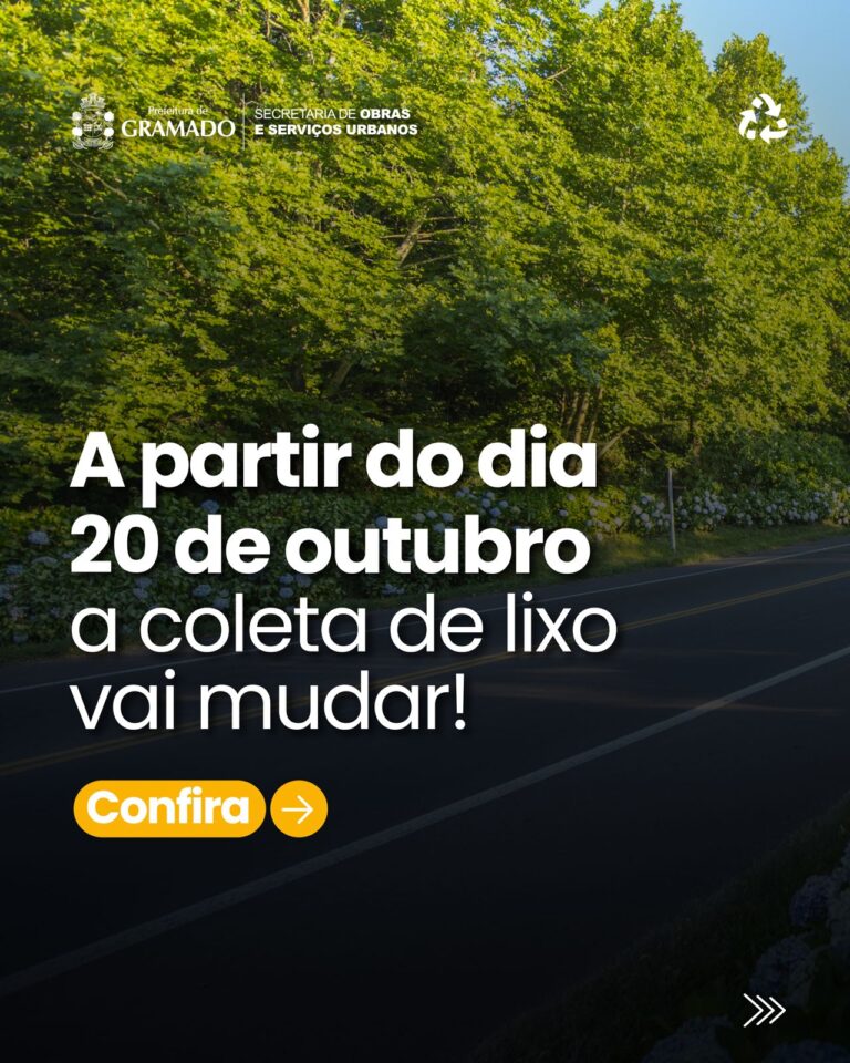 Coleta Seletiva de Gramado terá novo cronograma a partir de outubro