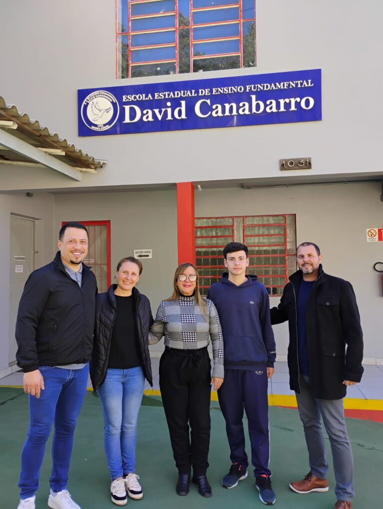 Câmara de Gramado acompanha melhorias na Escola David Canabarro