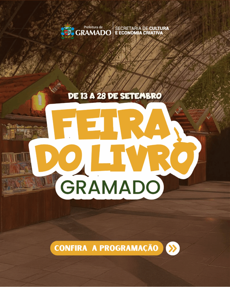 Feira do Livro de Gramado começa neste sábado