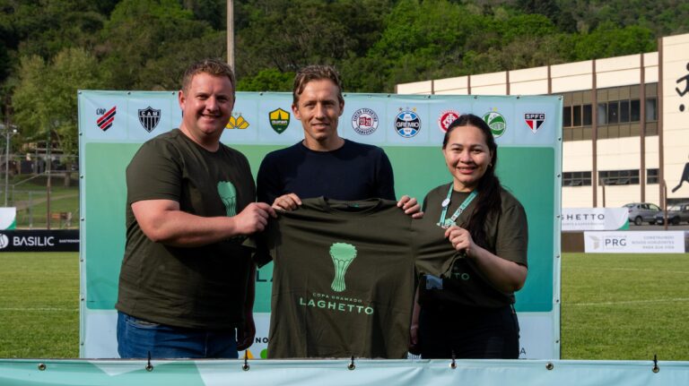 Lucas Leiva marca presença na Copa Laghetto de Futebol Sub-16