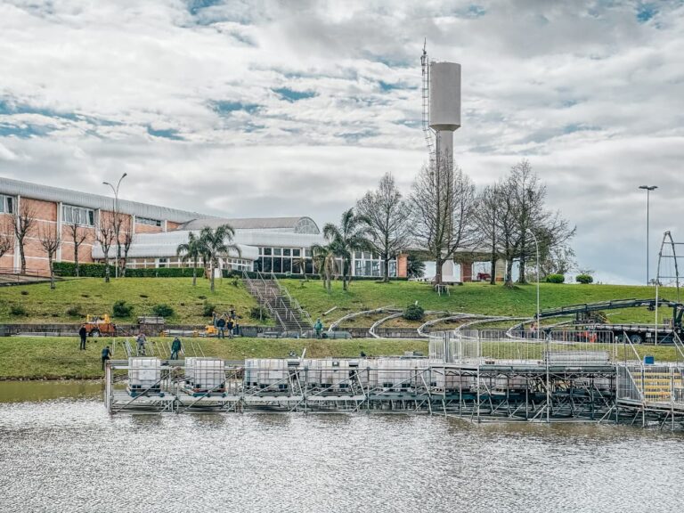 40° Natal Luz de Gramado começa montagem da estrutura do Nativitaten