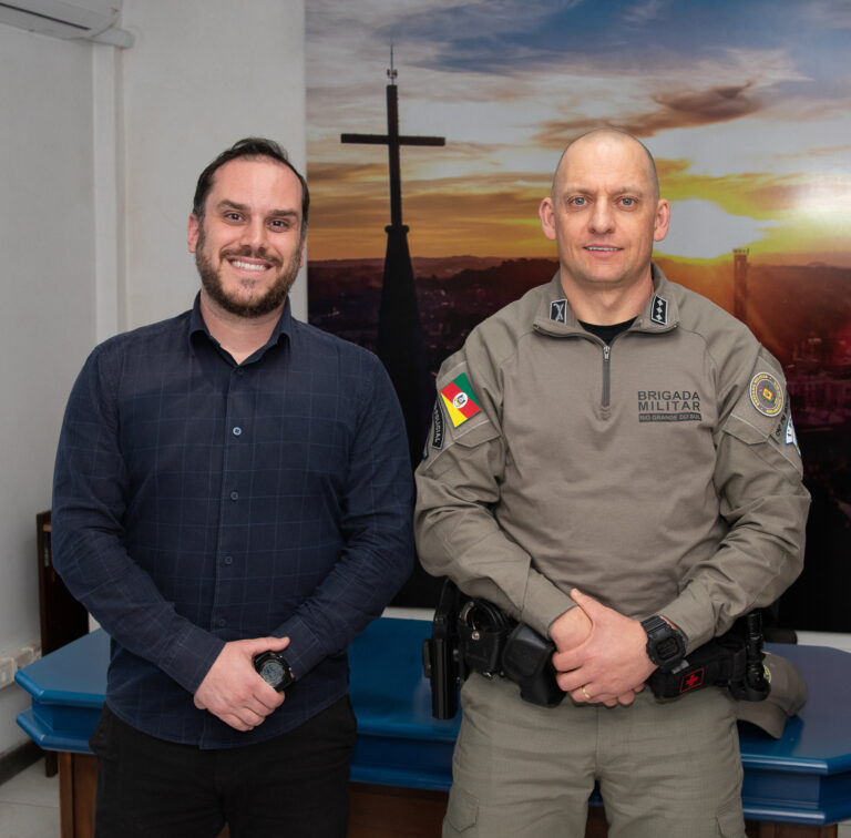 Presidente da Câmara e Capitão da BM discutem segurança em Canela