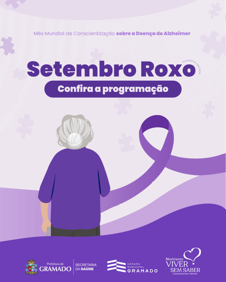 Gramado se une para conscientizar sobre o Alzheimer no Setembro Roxo