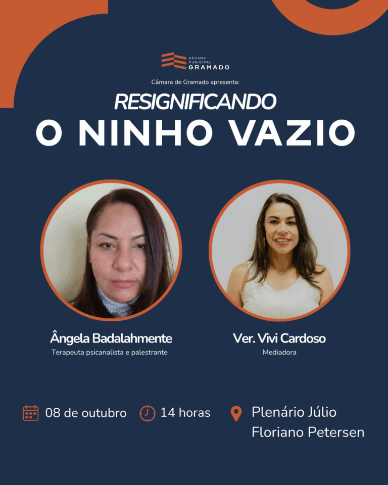 Gramado debate Síndrome do Ninho Vazio na Semana de Combate à Depressão