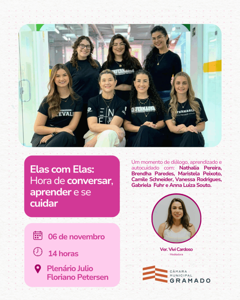 Sexualidade feminina na meia-idade é tema de painel na Câmara de Gramado