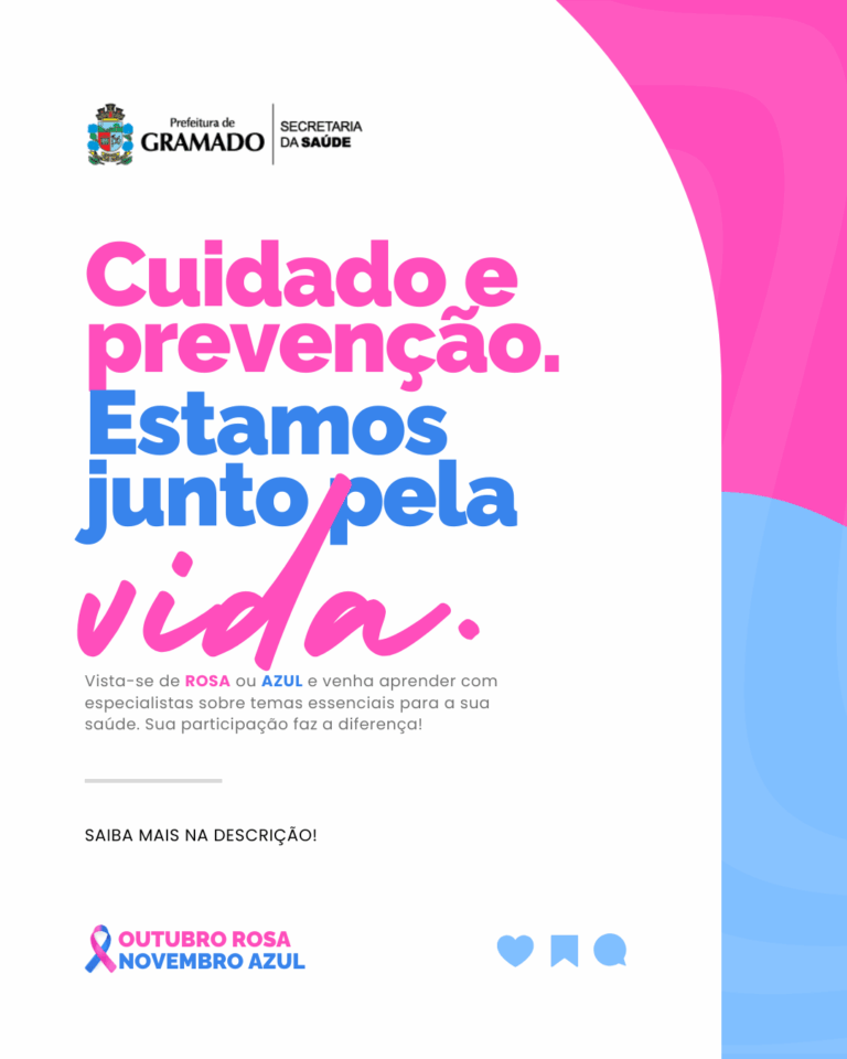 Gramado promove 1º Encontro Outubro Rosa e Novembro Azul