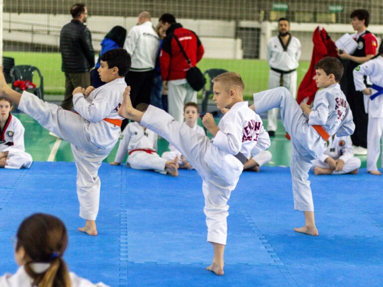 Festival Nacional de Taekwondo reúne centenas de pessoas na Vila Olímpica