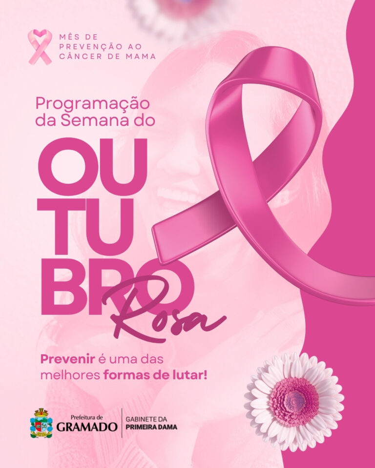 Gabinete da Primeira-Dama realiza semana especial do Outubro Rosa em Gramado