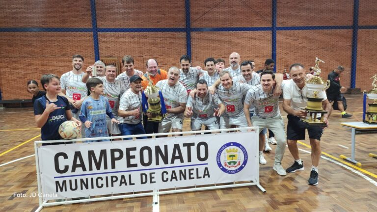 Amigos do Laje conquista o título do Futsal Sênior de Canela