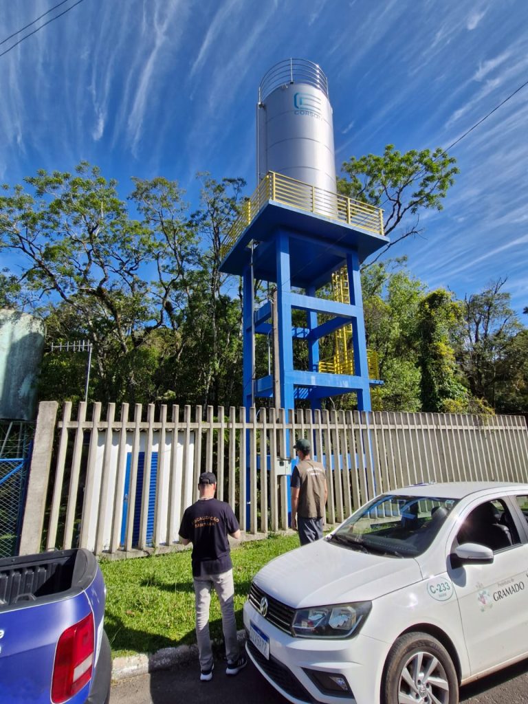 Vigilância Ambiental e Sanitária finalizam vistoria dos reservatórios de água em Gramado