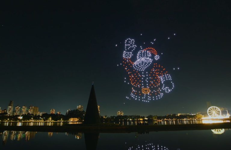 Natal Luz de Gramado recebe inédito show de drones no próximo domingo