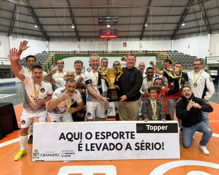 Panelão conquista o título do Campeonato Municipal de Futsal Master de Gramado