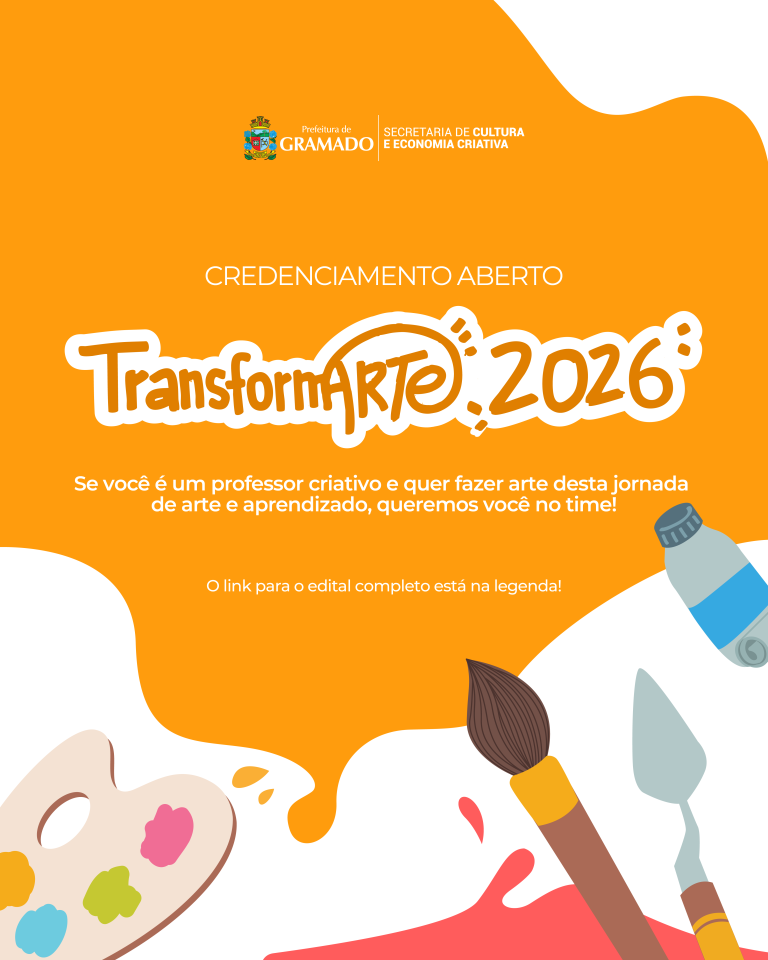Prefeitura abre credenciamento para oficineiros do Programa TransformArte e projetos sociais