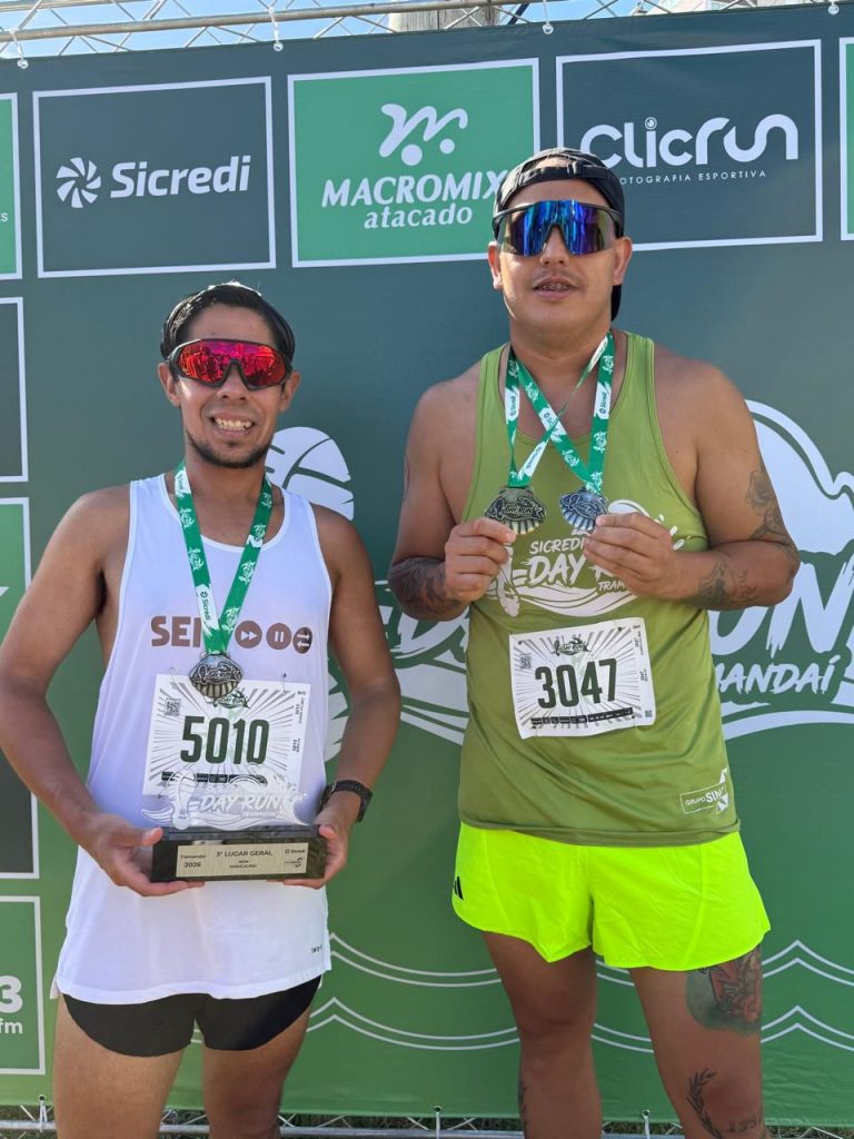 Dupla canelense se destaca em prova de atletismo no litoral
