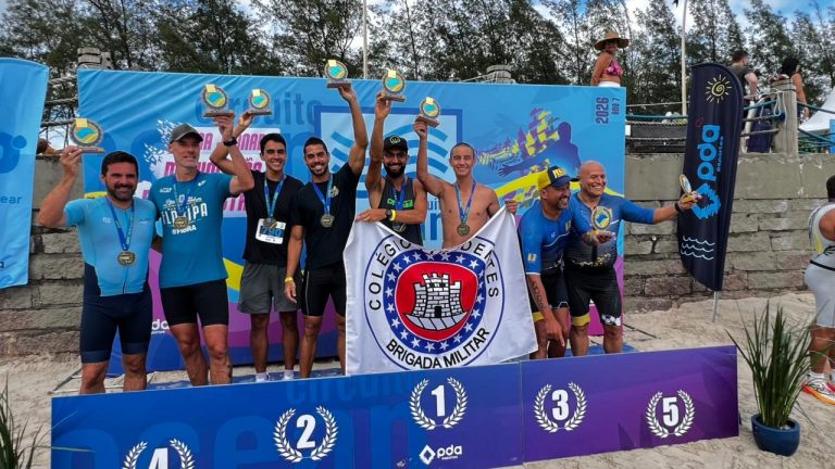 Dupla canelense conquista o Aquathlon masculino no Circuito Ocean 2026