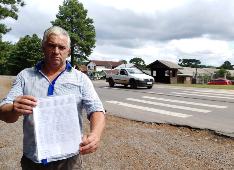 Moradores reivindicam redutores de velocidade na ERS-235