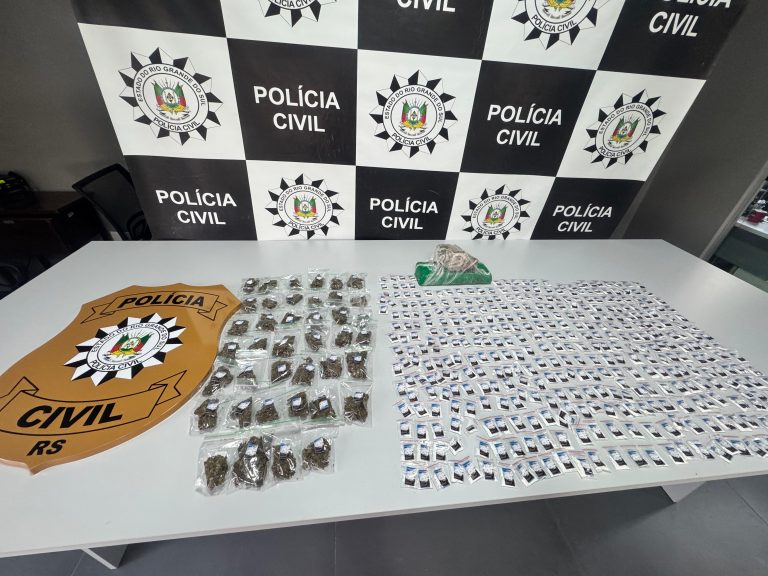 Traficante é preso e grande quantidade de drogas apreendidas