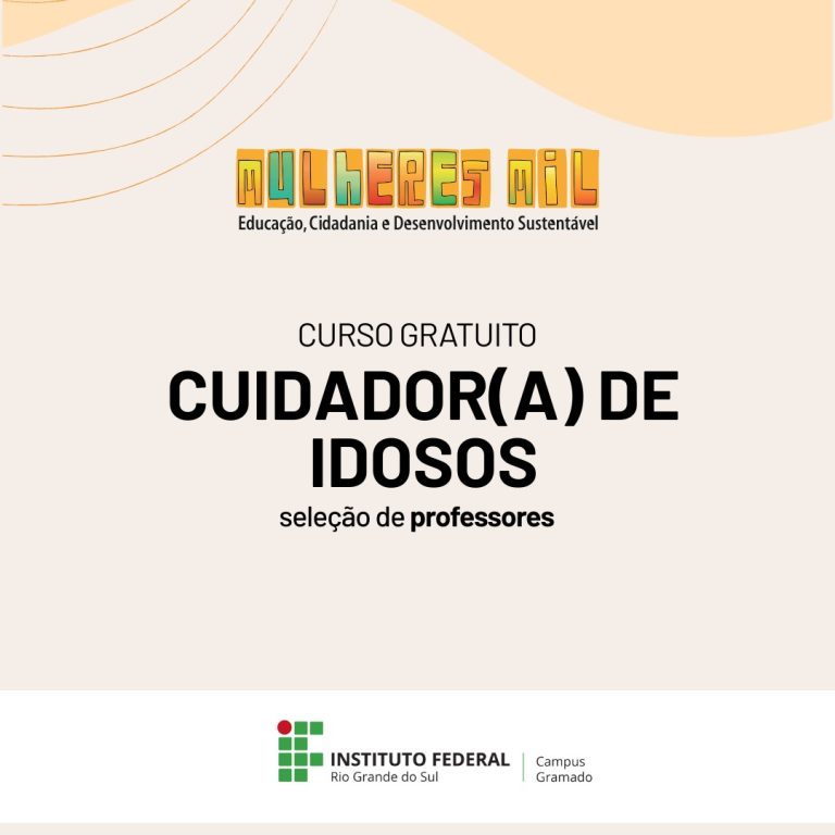 Instituto Federal Gramado seleciona professores bolsistas