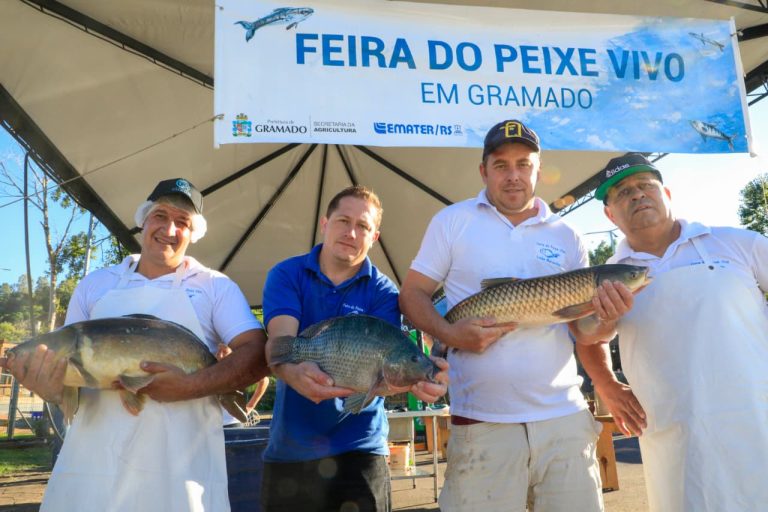 Inicia a Feira do Peixe Vivo em Gramado