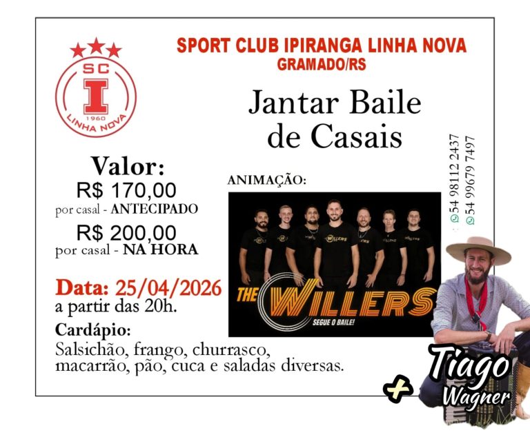 Jantar/baile de casais